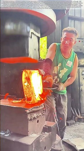 Forging Under Pressure: The Hydraulic Hammer's Precision Shaping of Steel