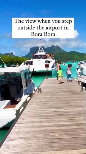 Stepping outside the airport in Bora Bora was one of those pinch me moments! The beauty is astonishing and it feels surreal. We will be there again in a few days and are counting down the hours to feast our eyes on this beauty!What’s the most beautiful view you’ve ever seen when stepping outside an airport?#worldtraveladventurers #boraboraisland #borabora #frenchpolynesia #tahititourisme #polynesiefrancaise #beautifulviews #luxurytraveler #luxuryvacation #luxurytrips | World Travel Adventurers