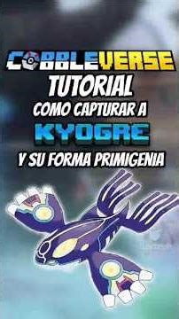 ¡Como tener a Kyogre y su Forma Primigenia en Cobbleverse! #minecraft #pokemon #cobblemon #tutorial