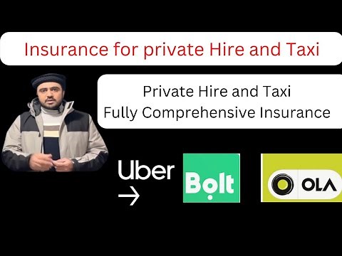 Private Hire And Taxi Fully Comprehensive Insurance / UBER / Bolt / Ola | Free now Insurance UK