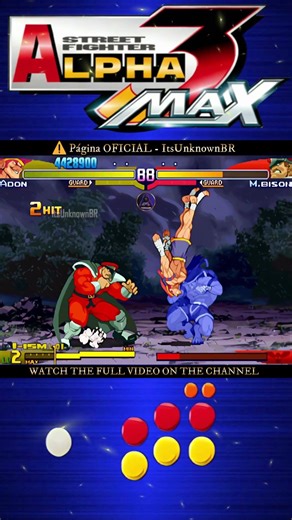 Adon DOMINATED Bison in Street Fighter Alpha 3 Max