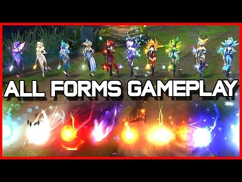 ELEMENTALIST LUX!! (ALL 10 FORMS) | League of Legends