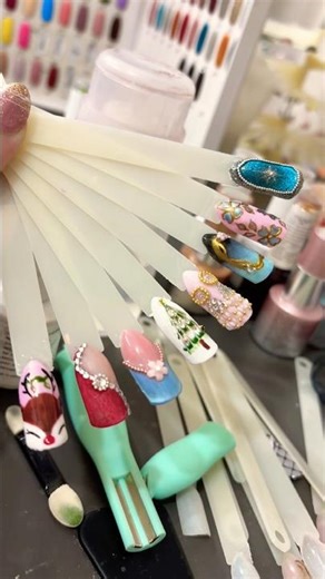 Advance nail art design..💕💕#nails #nailartdesigns