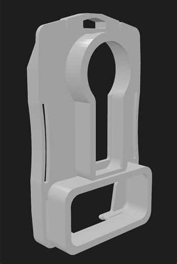 RSA and rectangular OTP token holder with space for up to 4x Cards