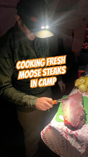 Cooking Fresh Moose Steak“Aged to perfection 3.5 hours” #guidelife #masterchef #meateater #cooking