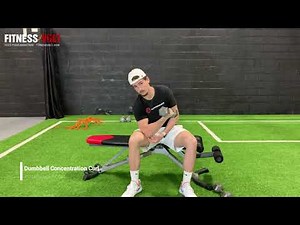 How To Do Dumbbell Concentration Curls | Bicep Exercise