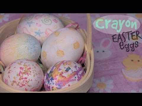 CRAYON EASTER EGGS - Melting Crayons - How To | SoCraftastic
