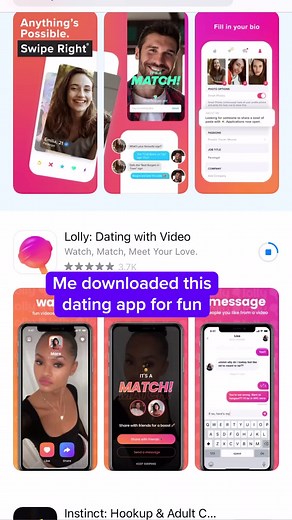 Tired of swiping on classic dating apps? Download Lolly today!#lollyapp #dating #firstlollydate #datingappsbelike #datingapps #datingapps101 #datingappstorytime
