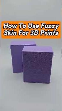 How to use fuzzy skin in your slicer #3dprinting #smallbusiness #bambulab #tips #tutorial #useful