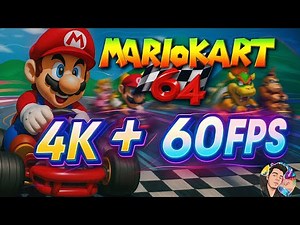🚀 Mario Kart 64 in 4K and 60FPS on PC! (Complete Guide)