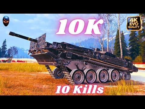 Strv 103B 10K Damage 10 Kills & Strv 107-12 13.8K Damage | World of Tanks