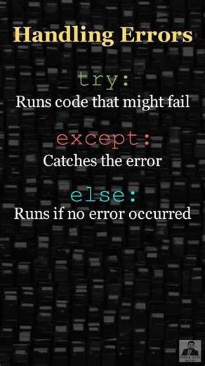 Python File Handling and Errors in 60 Seconds 🐍 #Python #Coding #Shorts