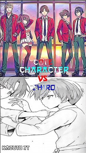Shiro vs COTE character | Classroom of the elite