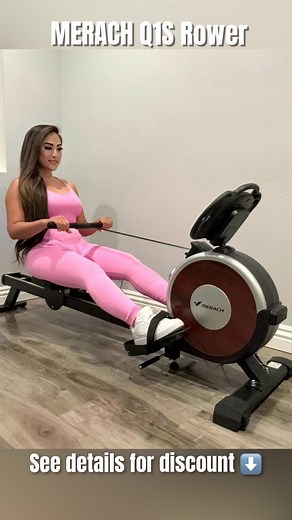 Myrna Mary 💖 Travel & Lifestyle☀️Content Creator SoCal & Beyond on Instagram: "⭐️One of my favorite workouts is rowing. I found the perfect machine the MERACH Q1S Auto Electromagnetic Smart Rower @merachfit #ad #sponsored 📌 Save & Share for your next workout 🔥Get $60 Off MERACH Q1S Rower View Bio for link https://merachfit.com Use Coupon code: Myrna60 📌Save & Share for your next workout machine. #merach #merachQ1S ⭐️Highlights: 1. MERACH Q1S Rower is noted for its high cost-performance ratio