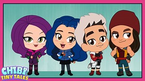 Descendants 1 2 3: As Told By Chibi ? | Chibi Tiny Tales | Featuring Dara Reneé! | @disneychannel Video
