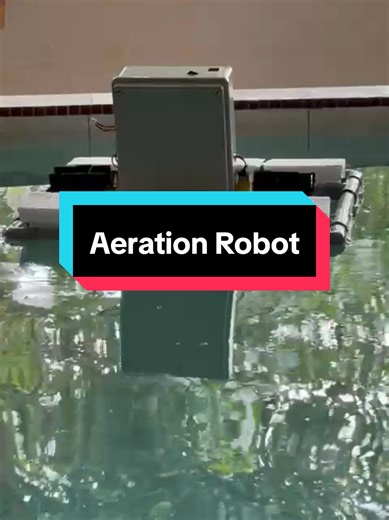Projek aeration robot. Testing di kolam surau #engineering #arduino #finalyearproject #finalyearstudent #mechanical