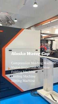 Alaska Water Cap Production Line,Compression Machine+Camera Inspection+Folding+Cooling+Slitting#ccm