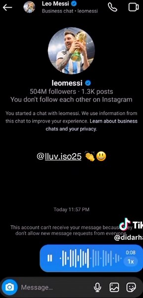 Leo Messi's Social Media Profile Insights