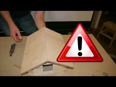 Vogelfutterhaus Zusammenbau einfach