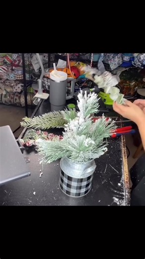 17K views · 368 reactions | Let’s create a super cute holiday milk jug centerpiece great to leave out all winter season ❤️❄️ | Gal vs glue gun | Facebook