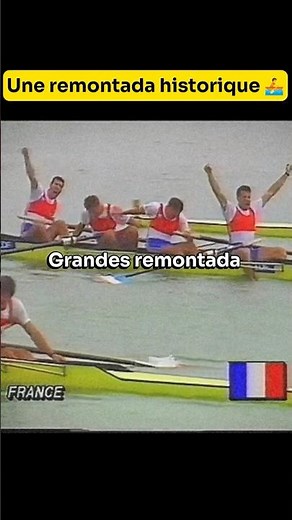 Flashback #13 : La remontada magique des français en aviron