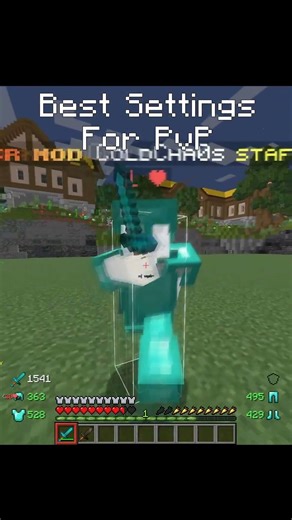 Best PvP Settings #minecraftpvp
