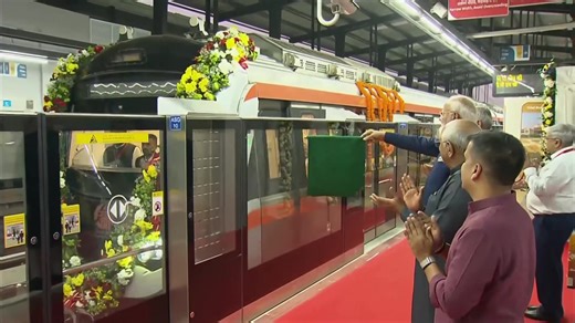 LIVE: PM Shri Narendra Modi inaugurates Phase 2 of Ahmedabad metro from Sector 10A to Mahatma Mandir | Bharatiya Janata Party (BJP)