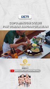 558K views · 7.7K reactions | CUPU MINGGIR DULU!! Pak Usman Jangan Dilawan #masterchefindonesiaseason11 #masterchefindonesia #reels | MasterChef Indonesia | Facebook