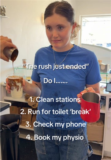 Behind the Scenes of Rush Hour at a Café