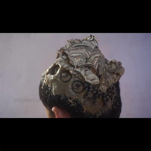 Giant Wasp Nest On Head!! Black Ticks Removal On Head (EP26) Part 1 | Giant Ticks