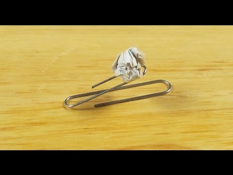 How to make a Paperclip Catapult