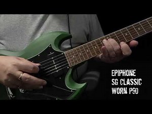 Epiphone SG Classic Worn P90 - Practice session