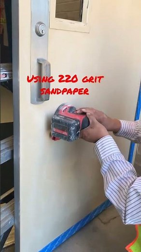 HOW TO PREPARE A STEEL OR HOLLOW METAL DOOR AND FRAME FOR FINISH PAINT