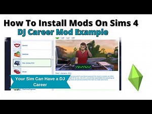 How To Install DJ Career Mod For Sims 4 | 2024