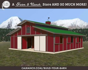2.8K views · 40 reactions | It’s your barn, it should be made YOUR way. Check out MD BarnMaster’s fun and intuitive Build Your Barn tool at calranch.com. Once you’re done, you can even have a Barn Specialists contact you to get it built. | C-A-L Ranch Stores | Facebook