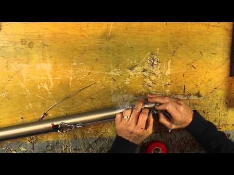 Topper Fully Fitted Harken Boom - Fitting the Mainsheet Blocks