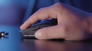 MOTOSPEED X6 Wireless Gaming Mouse,Two-Mode 8K/USB-C Mouse Up to 26000DPI,PAW3395 Optical Sensor Lightweight 46g,5 programmable Button,500MAh Battery Life,Computer Mouse for Laptop,PC,Mac(Black)