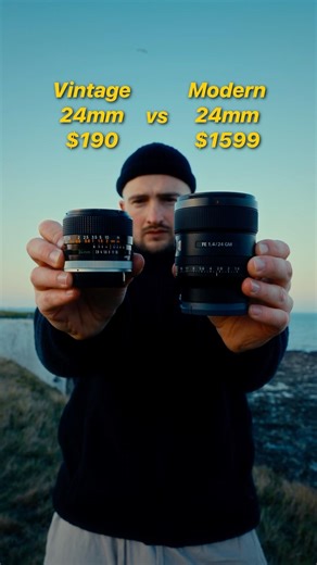 Vintage 24mm vs Modern 24mm #cinematography #photography #vintagelens