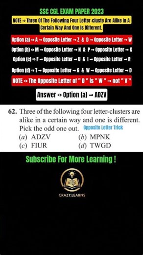Math Reasoning | SSC CGL | Questions | Tricks | Coding-Decoding #ssc #exam #maths #tricks #new #ai