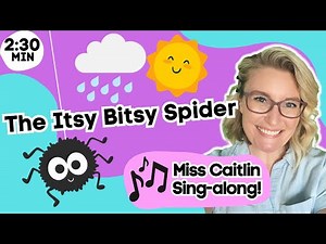 Itsy Bitsy Spider Song & Finger Play | Nursery Rhymes for Preschoolers | Toddler Action Song