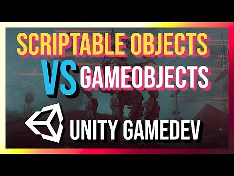 Scriptable Objects vs GameObject MonoBehaviours - Unity Tutorial for Beginners 2023
