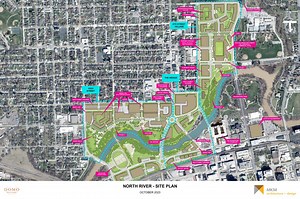Massive $1.5 billion proposal for FW north riverfront with arena, stadium and more