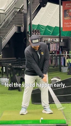 Drill #1: Momentum drill for early hand speed 🏌️‍♂️