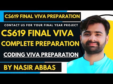 CS619 Final Viva Preparation BY VUBWN | HealthCare Project Final Coding Viva Preparation #cs619