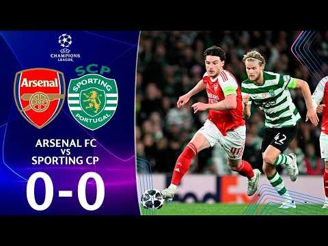 Arsenal vs Sporting CP 0-0 (Agg 1-0) Highlights Goals | UEFA Champions League 2026| Sporting Arsenal