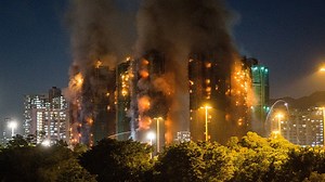 Hong Kong High-Rise Death Toll Rises to 55, Hundreds Missing