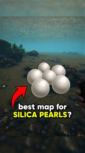 How To Get Silica Pearls in ARK, this is the Best Map for Silica Pearls #ark #arksurvival #shorts