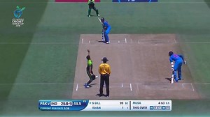 Who's Shubman Gill, you ask? Almost exactly a year ago, the youngster, who is making his India debut today, was in New Zealand at the #U19WC, doing this in the semifinal against Pakistan! 👀 | ICC - International Cricket Council