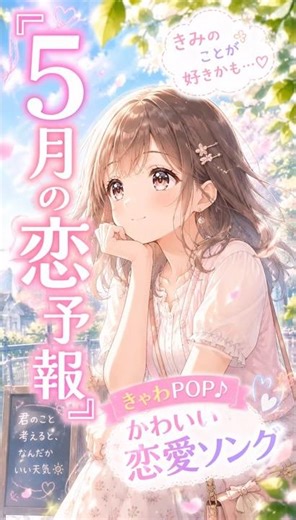 5月の恋予報♡初夏に聴きたいかわいい恋愛ソング #きゃわPOP #かわいい曲 #Shorts