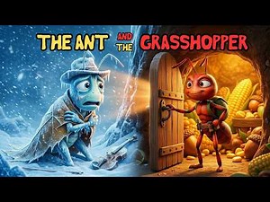 The Ant and the Grasshopper 🐜🎻 Bedtime Stories for Kids | 3D Fairy Tale